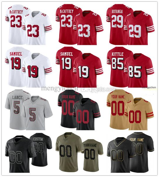 2023 camisetas de fútbol 44 Kyle Juszczyk 55 Jon Feliciano 24 Mason 13 Brock Purdy 32 Tyrion Davis-Price 71 Trent Williams 65 Aaron Banks 64 Jake Brendel 74 Spencer Burford