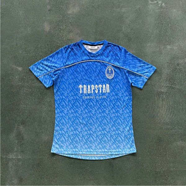 2023 Camiseta de fútbol para hombre Diseñador Jersey TRAPSTAR Chándal de verano Diseño de movimiento transpirable Moda ESSS