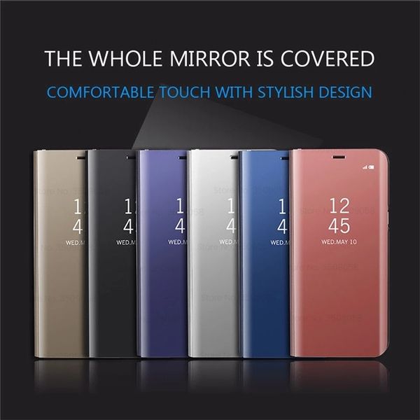 2023 pour Samsung S23ULTRA 5G Étui Smart Mirror Flip Leather Cover pour Samsung Galaxy S23 S 23 Ultra plus 5G 2023 MAGNETINE Book