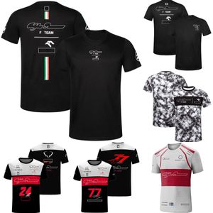 2023 Formule 1 T-shirt Motorsport F1 T-shirt Fans de course d'été Confortable Séchage rapide Manches courtes Hommes Femmes Mode T-shirt Jersey