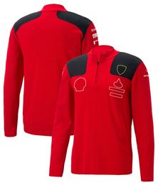 2023 Sudadera con capucha del equipo de Fórmula 1 Conductores de F1 Sudaderas con capucha rojas Aficionados a las carreras Sudadera con capucha de moda Sudadera con capucha personalizada del mismo estilo Tops254t