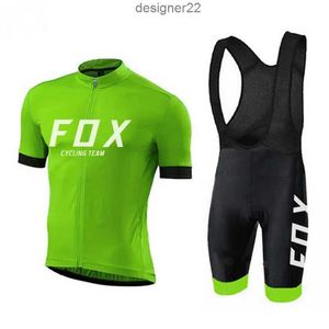 Fox – maillot De vélo De l'équipe De cyclisme d'été, ensemble chemise De course, vêtements De vélo vtt, uniforme Ropa De Ciclismo, combinaison d'équitation pour hommes, 2023