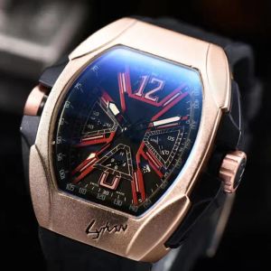 2023 Franker Top célèbre marque montres pour hommes mouvement à quartz édition limitée montre de créateur bracelet en caoutchouc style de vie étanche hommes montre montre de luxe