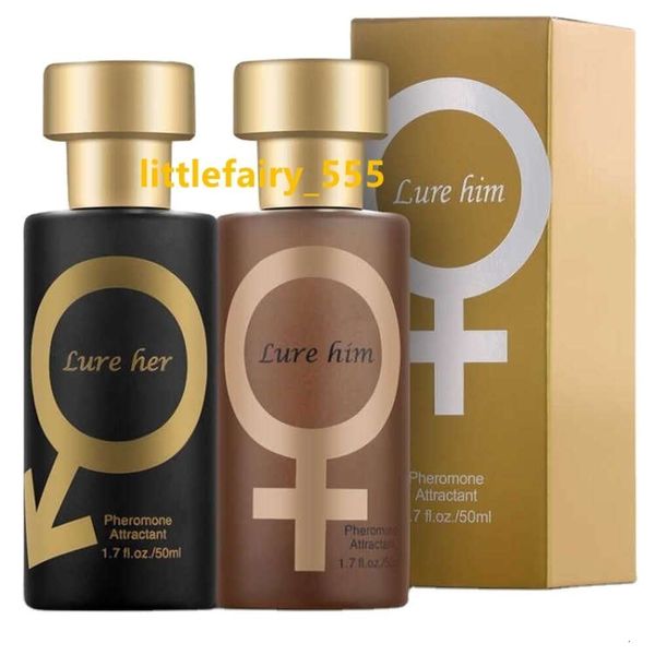 2023 Échantillon gratuit Lure Him Men's Lure Her 50ml Parfum OEM EAU DE PARFUM prêt à expédier du parfum pour femmes hommes