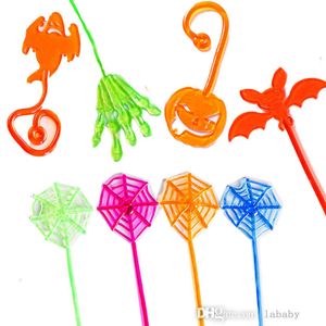 2023 Grappige Fidget Speelgoed Spinnenweb Kleverige Muur Telescopische Zachte Rekbare Onderwijs Speelgoed Halloween Creatief Cadeau Voor Kinderen Volwassenen