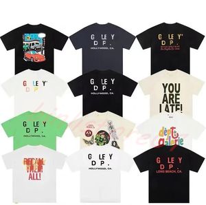 2023 Galleries T-shirts Heren Dames Designer T-shirts Depts katoen Tops Man S Casual overhemd Luxe kleding Straat Shorts Mouwkleding Maat S-XL x3