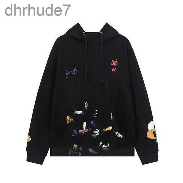 2023 Galerías Tops Depts Hoodies Hoodies Designer Moda Moda Hoiled Flower Long Spring Cartoon Cartoon Cartoon Estampado Ropa para mujeres Wyd0