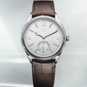 2023 GENEVE Relojes Mecánico Cellini Reloj de alta calidad Correa marrón Serie Reloj automático Pequeño Dial Diseñador Hombres Relojes de pulsera 178A