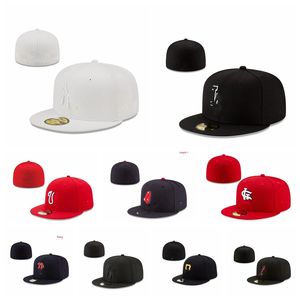 2023 Gants Unisexe Casquettes De Baseball Prêt Stock Mexique Casquettes Ajustées Lettre M Hip Hop Taille Chapeaux Casquettes De Baseball Adulte Plat Peak Pour Hommes Femmes Plein Fermé taille 7-8