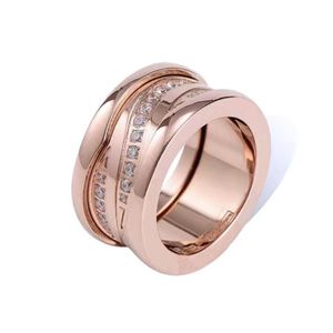 2023 prachtige 100% ring steiger trouwringen gezamenlijke dames vintage sieraden de nieuwste 18k lente ring 1.1 met origineel logo d-5451
