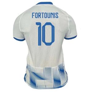 2023 Grèce 7 MASOURAS Soccer Jerseys 23/24 Accueil 10 FORTOUNIS 11 BAKASETAS 20 MANTALOS Maillot de football uniforme calcio