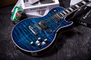 2023 Grote Blue Burst LPS-003 Coils splitsende solidbody elektrische gitaar