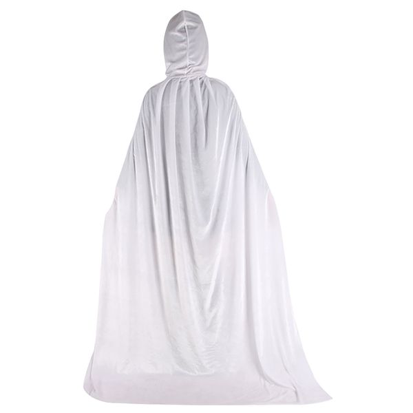 2023 Halloween Party Cosplay Mujeres Hombres adultos Héroe Long Hero Brujería brujería Bata Caperina Cosplay Satin Red Medieval Capa