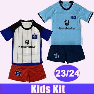 23 24 Hamburger SV Kindertenue Voetbalshirts VAGNOMAN BILBIJA KITTEL BENES GLATZEL KONIGSDORFFER Thuis weg Kinderkleding Voetbalshirt Korte mouw Uniformen