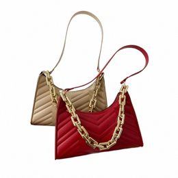 2023 Sac de femme porté à la main Sac de mariée Fi coréen Versi Rhombus Sac à aisselle Chaîne Sac à main Épaule Satchel D4EF #