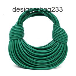 2023 Handtasche Handknoten Designertasche Venata Double Woven Botteega Pure Damen Seil geknotete Taschen Kalbsleder 99LU DS0F