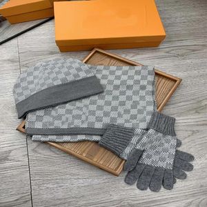 2023 Hoeden Sjaals Handschoenen Sets Hoge kwaliteit modeontwerpen Beanie Muts Sjaal Sets Femmes Scadroet Set Hiver chaud Chapeauxet Foulards Chapeau de bonnet pour hommes