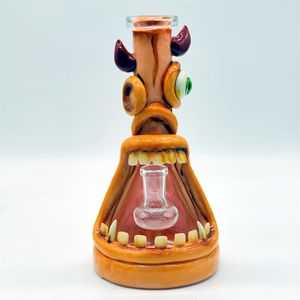 2024 Heady Bong Verre 20CM 8 pouces 3D Monster Variété Type Narguilé Tuyau D'eau Bong Verre Bongs 14mm Bol Entrepôt Local