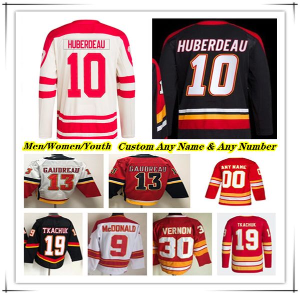 Maillot de hockey''nhl'' Heritage Classic de Calgary 2023 Elias Lindholm Jonathan Huberdeau Noah Hanifin Nazem Kadri Andrew Mangiapane Rasmus Andersson Dillon Dube Ruzicka