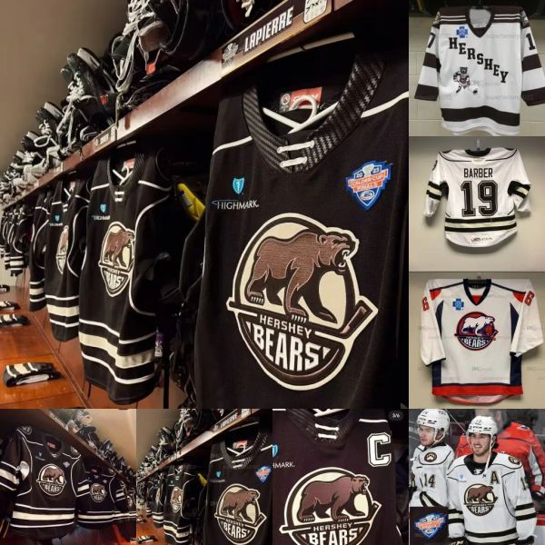 Camiseta auténtica de las finales de la Copa Calder de los Hershey Bears 2023: personalizable con Pilon, Ness, Mcmichael, Napravnik, Vecchione, Snively