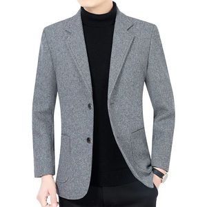 2023 Haute Qualité Blazers Hommes Version Coréenne Tendance De La Mode Costume De Mariage Casual Homme D'affaires Gentleman Costumes Mâle Veste Blazer 240326