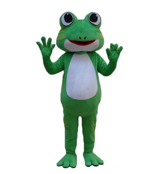 2023 mascottes personnalisées de haute qualité costume de mascotte grenouille verte tenues adlut dessin animé grenouille