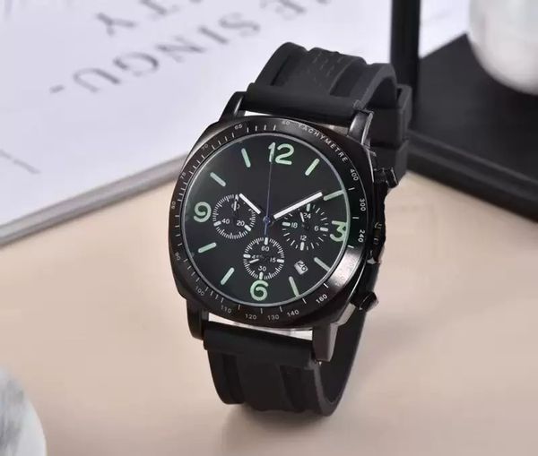 2023 Montre de luxe pour hommes de haute qualité Plongée Super Luminous Navy 6 Second Hand Display Quartz Watch