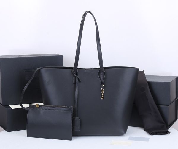 2023 bolsos de diseñador de lujo de alta calidad, bolsos de compras de moda para mujer negra, bolso de mano de gran capacidad para mujer, bolso m1860