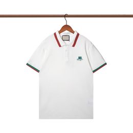 2023 Polos pour hommes de haute qualité t T-shirt européen et américain designer motif de lapin revers à manches courtes classique confortable chemise décontractée