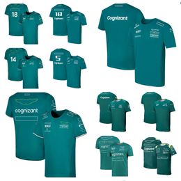 2023 hoogwaardig team T-shirt F1 racepak F1 fan-T-shirts voor heren en dames kunnen worden gepersonaliseerd met namen en nummers.