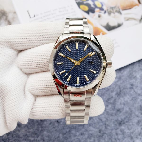 2023 Haute Qualité Top Marque OMEGX Sea Calendar Homme Montre-Bracelet Maître De Luxe Montre Pour Hommes Saphir Miroir Designer Mouvement Automatique Montres Mécaniques Montre