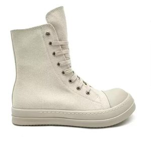 2023 High Top Mega Lace Satin Canvas Men Platform Boots Rock Street Peronalized Designer Luxury Boot