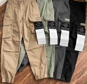 2023 version haute Stones island pantalon badge printemps été nouvelle ceinture leggings Cargo pantalon haute rue leggings décontractés tendance y888