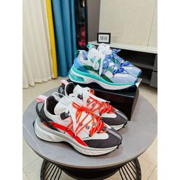 2023 Highstreet Stijl Mannen Italië Merk Running Air Schoenen Ademende Sneakers Cross-tie Kleuraanpassing Schoenen Sapato Masculino 45