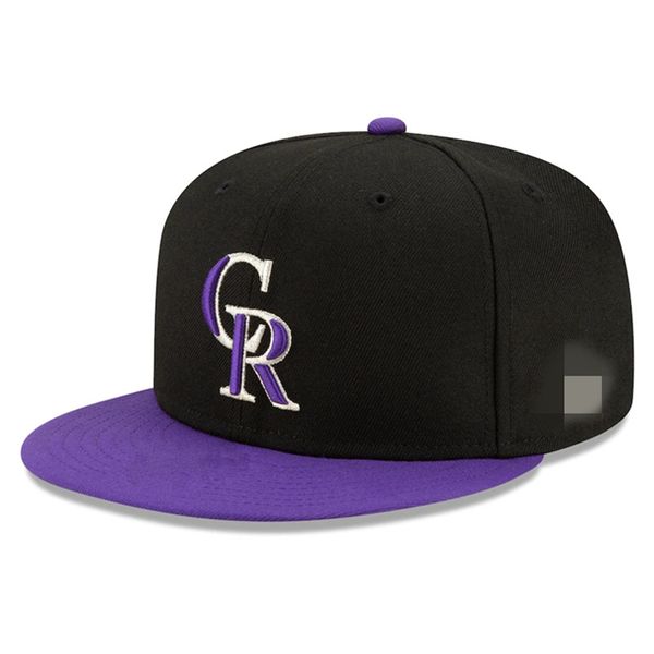 2023 Casquette Hiphop Rockies CR Lettre Os Aba Reta Nouvelle Mode Snapback Chapeaux Sport Casquettes De Baseball Hommes Femmes H15-4.14