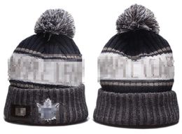 Bonnet de hockey MAPLE LEAFS, Patch latéral de l'équipe nord-américaine, chapeau de Sport en laine d'hiver en tricot, casquettes de crâne, 2023