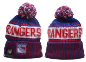 2023 Hockey RANGERS Beanie Noord-Amerikaanse Team Side Patch Winter Wol Sport Gebreide Muts Skull Caps Mutsen a0