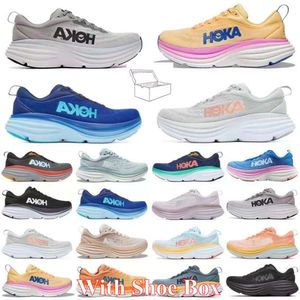 2023 Hoka Clifton 9 atletische hardloopschoenen Hokas Bondi 8 Carbon X 2 sneakers schokabsorberend straatmode heren dames topontwerper dames heren''gg''QXKH