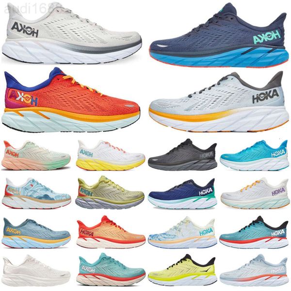 2023 HOKA ONE Bondi 8 Hoka Chaussure de course Bottes locales Boutique en ligne Formation Baskets Mode de vie accepté Absorption des chocs Autoroute Designer Femmes Hommes Chaussures Taille 36-45G