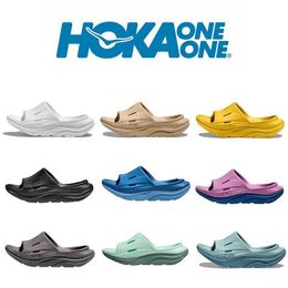 2023 Hoka One ORA Recovery Slide 3 Slippers Sandalen Triple Wit Zwart Hokas Slide Slipper Free People Carbon X 2 Dames Heren Atletiek Sport Trainers Runner sandaal 36-45