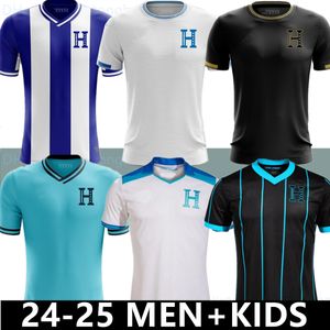2024 2025 Republica de Honduras Soccer Jersey Team National Men Men Kids Home Away 3rd Football Shirt Costly Beckeles Camisetas Futbol Carlos Rodriguez Lopez Uniforme