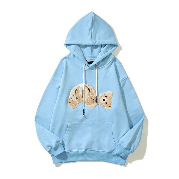 2023 Sweat à capuche Brown Bear Hommes Femmes Designers Sweats à capuche Vêtements Jaune Violet Bleu Vert Blanc Noir Gris Rouge Pull à manches longues Palms Vêtements Sweat-shirt à capuche