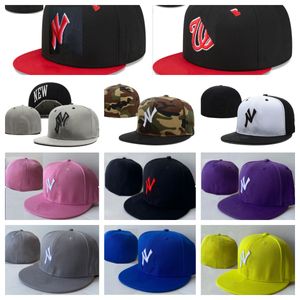2023 hot Designer Hoeden maat Platte hoed unisex Baseball Snapbacks Fit Platte Pet hoed Borduren Verstelbare basketbal voetbal Caps Sport Hip Hop Mesh cap