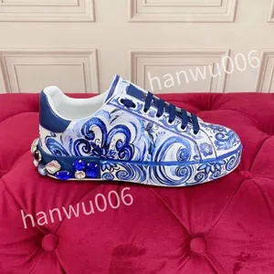2023 Hot Designer Heren En Dames Platform Sportschoenen Zwart Wit Leer Mode Dames Sportschoenen Retro Casual schoenen fd2201006