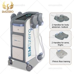 2023 HOT NEW DLS-EMSLIM RF Body Shaping Machines 14 Tesla 2 Poignées Electromagnetic Building Muscle Stimulator Machine Haute Intensité EMT DLS-EMSLIM NEO