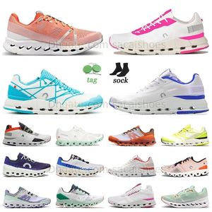 2024 Hotroze bovenste wolk Running Shoes Nova Monster Surfer Z5 Wit Cyaan Blue Heren Sneakers Swift Runner Roger Tennis Shoes Trainers Pearl X 3 Flyer Stratus Tec