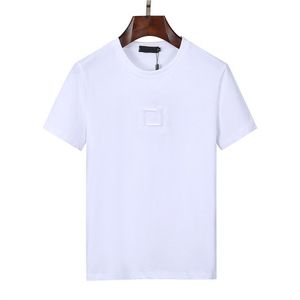 2023 Cuello redondo caliente Camisetas para hombres Moda de manga corta Bordado de letras hombres y mujeres Cuello en T clásico Manga corta absorbente de sudor Algodón transpirable al aire libre