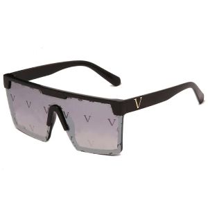 2023 Venta caliente Gafas de sol clásicas Letra V L El mismo modelo Protector solar Protección UV Diseñador de alta calidad para hombres para mujer Estrellas de lujo Gafas de sol de calidad superior