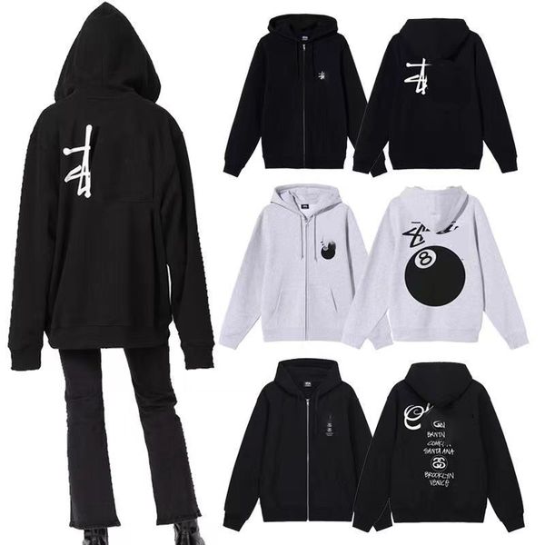 2023 Hot Sale Designers Hoodie Couple Zipper Cardigan hoodies Tops de luxe Lettrage Motif Imprimé marque de mode Pull High Street Sweatshirts
