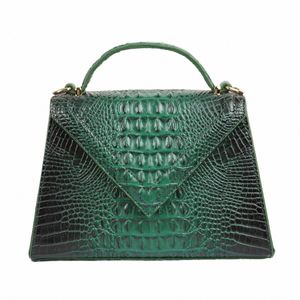 2023 Ventes chaudes Sacs fourre-tout à vin pour femmes PU Crocodile Modèle Sacs à bandoulière en cuir Sac fourre-tout décontracté R73q #